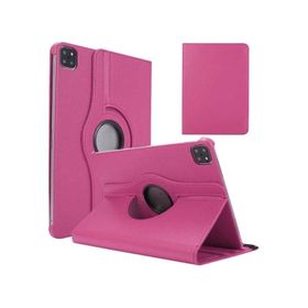 Zore Apple iPad Air 10.9 2022 5. Nesil Uyumlu Pembe Dönebilen Standlı Kılıf