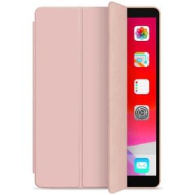 Zore Apple iPad Air 10.9 2022 5. Nesil Uyumlu Rose Gold Orjinal Standlı Kılıf