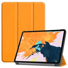 Zore Apple iPad Air 10.9 2022 5. Nesil Uyumlu Turuncu Smart Cover Standlı 1-1 Kılıf