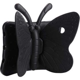 Zore Apple Ipad Mini 2 3 4 Zore Butterfly Standlı Siyah Tablet Kılıf