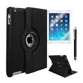 Zore Apple iPad Mini 2 3 Dönebilen Standlı - Siyah Kılıf