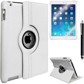Zore Apple iPad Mini 2-3 Uyumlu Beyaz Dönebilen Standlı Kılıf