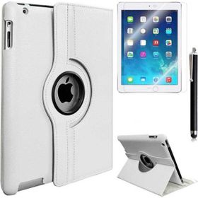 Zore Apple iPad Mini 2-3 Uyumlu Beyaz Dönebilen Standlı Kılıf
