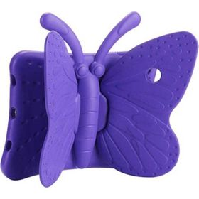 Zore Apple iPad Mini 2-3 Uyumlu Butterfly Standlı Mor Tablet Kılıf