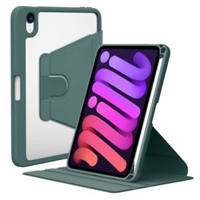 Zore Apple Ipad Mini 2021 6.Nesil Nayn Dönebilen Standlı Siyah Kılıf