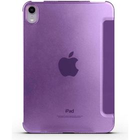 Zore Apple iPad Mini 2021 6. Nesil Smart Cover Standlı 1-1 - Mor Kılıf