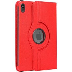 Zore Apple iPad Mini 2021 6. Nesil Uyumlu Kırmızı Dönebilen Standlı Kılıf