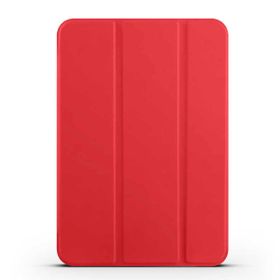 Zore Apple iPad Mini 2021 6. Nesil Uyumlu Kırmızı Smart Cover Standlı 1-1 Kılıf
