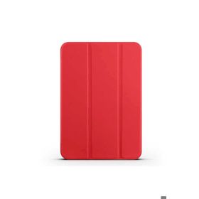 Zore Apple iPad Mini 2021 6. Nesil Uyumlu Kırmızı Smart Cover Standlı 1-1 Kılıf