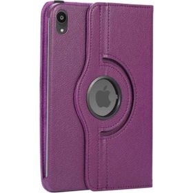 Zore Apple iPad Mini 2021 6. Nesil Uyumlu Mor Dönebilen Standlı Kılıf