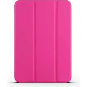 Zore Apple iPad Mini 2021 6. Nesil Uyumlu Pembe Smart Cover Standlı 1-1 Kılıf
