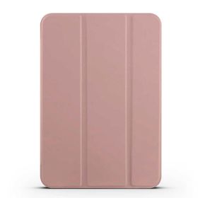 Zore Apple iPad Mini 2021 6. Nesil Uyumlu Rose Gold Smart Cover Standlı 1-1 Kılıf