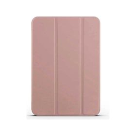Zore Apple iPad Mini 2021 6. Nesil Uyumlu Rose Gold Smart Cover Standlı 1-1 Kılıf