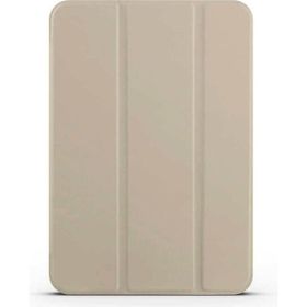Zore Apple iPad Mini 2021 6. Nesil Uyumlu Rose Gold Smart Cover Standlı 1-1 Kılıf
