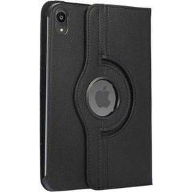 Zore Apple iPad Mini 2021 6. Nesil Uyumlu Siyah Dönebilen Standlı Kılıf