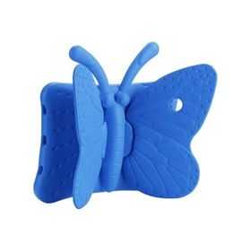 Zore Apple iPad Pro 10.5 7. Nesil Uyumlu Mavi Butterfly Standlı Tablet Kılıf