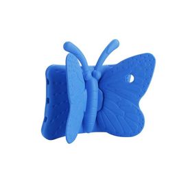 Zore Apple iPad Pro 10.5 7. Nesil Uyumlu Mavi Butterfly Standlı Tablet Kılıf