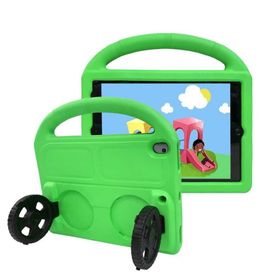 Zore Apple iPad Pro 10.5 (7.Nesil) Wheel Car Tekerlek Standlı Tablet Eva Silikon Kılıf
