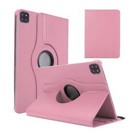 Zore Apple iPad Pro 11 2020 2. Nesil Dönebilen Standlı - Açık Pembe Kılıf