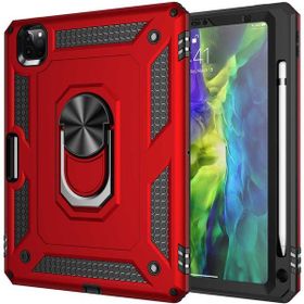 Zore Apple iPad Pro 11 2020 2. Nesil Vega Kapak Kırmızı Tablet Kılıf