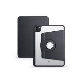 Zore Apple iPad Pro 11 2021 3. Nesil Uyumlu Siyah Termik Kalem Bölmeli Dönebilen Standlı Kılıf