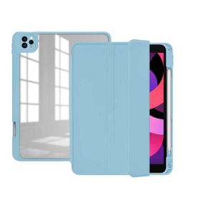 Zore Apple iPad Pro 11 2022 M2 Nort Şeffaf Standlı Kılıf