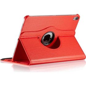 Zore Apple iPad Pro 12.9 2018 3. Nesil Dönebilen Standlı - Kırmızı Kılıf