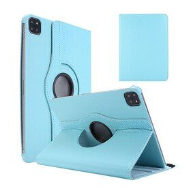 Zore Apple iPad Pro 12.9 2020 4. Nesil Dönebilen Standlı - Mavi Kılıf