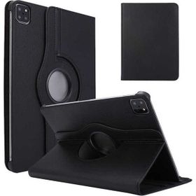 Zore Apple iPad Pro 12.9 2020 4. Nesil Dönebilen Standlı - Siyah Kılıf
