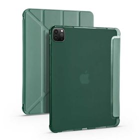 Zore Apple iPad Pro 12.9 2020 4.Nesil Kılıf Tri Folding Kalem Bölmeli Standlı Kılıf