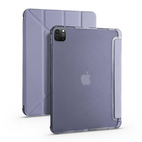 Zore Apple iPad Pro 12.9 2020 4.Nesil Kılıf Tri Folding Kalem Bölmeli Standlı Kılıf