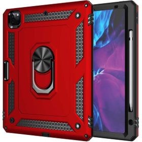 Zore Apple iPad Pro 12.9 2020 4. Nesil Tablet Vega Kapak - Kırmızı Kılıf