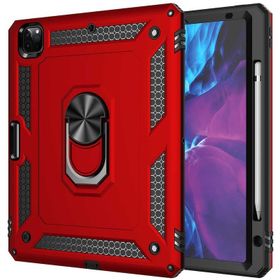 Zore Apple iPad Pro 12.9 2020 4. Nesil Tablet Vega Kapak - Kırmızı Kılıf