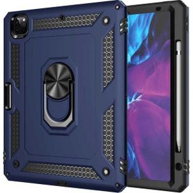 Zore Apple iPad Pro 12.9 2020 4. Nesil Vega Kapak Mavi Tablet Kılıf