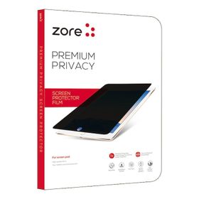 Zore Apple İpad Pro 12.9 2020 Tablet Privacy Temperli Cam Siyah Ekran Koruyucu
