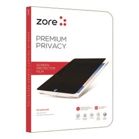 Zore Apple İpad Pro 12.9 2020 Tablet Privacy Temperli Cam Siyah Ekran Koruyucu
