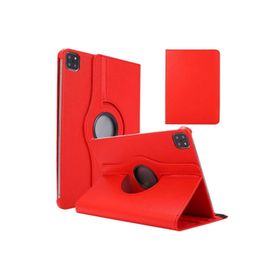 Zore Apple iPad Pro 12.9 2021 5. Nesil Dönebilen Standlı - Kırmızı Kılıf