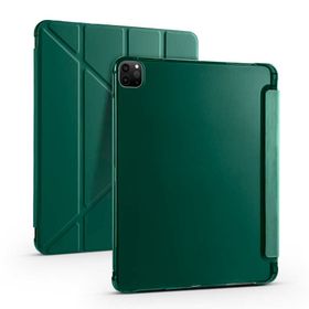 Zore Apple iPad Pro 12.9 2021 5.Nesil Kılıf Tri Folding Kalem Bölmeli Standlı Kılıf