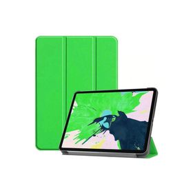 Zore Apple iPad Pro 12.9 2021 5. Nesil Smart Cover Standlı 1-1 - Yeşil Kılıf