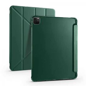 Zore Apple iPad Pro 12.9 2022 M2 Tri Folding Kalem Bölmeli Standlı Kılıf