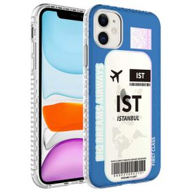 Zore Apple iPhone 11 Airbag Kenarlı Renkli Desenli Silikon Elegans Kılıf