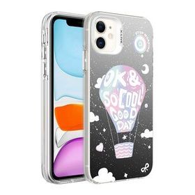 Zore Apple iPhone 11 Desenli Silver Sert Kapak Kılıf