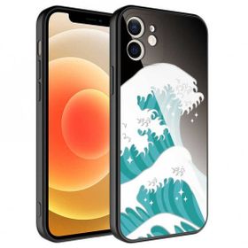 Zore Apple iPhone 11 Kamera Korumalı Desenli Sert Silikon Epoksi Kapak Kılıf