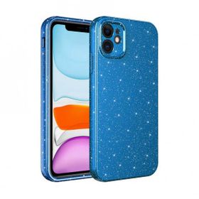 Zore Apple iPhone 11 Kamera Korumalı Simli Lüks Koton Kapak Kılıf
