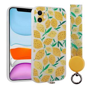 Zore Apple iPhone 11 Kılıf Desenli El Askılı İpli Zore Arte Silikon Kapak