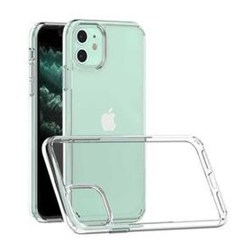 Zore Apple iPhone 11 Kılıf Korumalı Kenarları Silikon Arkası Sert Coss Şeffaf Kapak