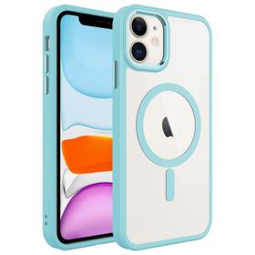 Zore Apple iPhone 11 Kılıf Wireless Şarj Özellikli Krom Magsafe Silikon Kapak