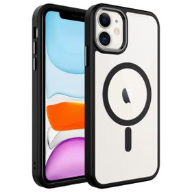 Zore Apple iPhone 11 Kılıf Wireless Şarj Özellikli Krom Magsafe Silikon Kapak