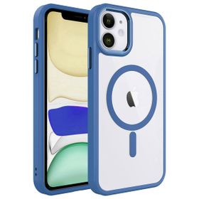 Zore Apple iPhone 11 Kılıf Wireless Şarj Özellikli Krom Magsafe Silikon Kapak