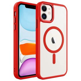 Zore Apple iPhone 11 Kılıf Wireless Şarj Özellikli Krom Magsafe Silikon Kapak